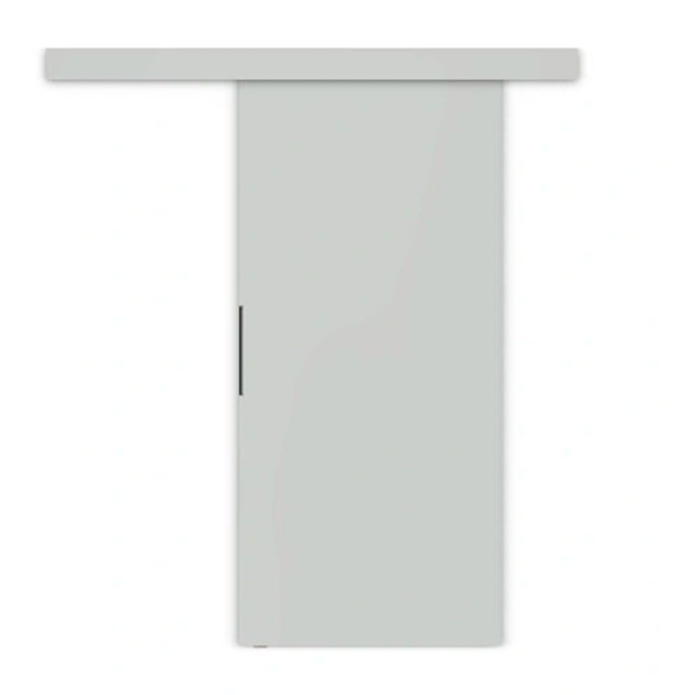 Posuvné dveře na stěnu WERDI (Černá garnýž) - komplet (dveře + garnýž + kolejnice)