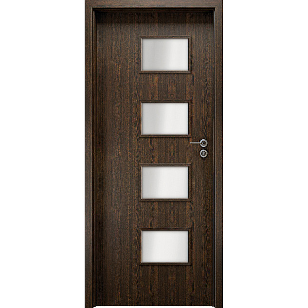 Deskové interiérové dveře Orso 1 - ENDURO 3D fólie - Dub ušlechtilý (B541)