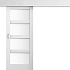 Posuvné interiérové Rámové dveře na stěnu model Bianco